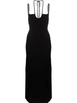 Sir The Label Nadja Midi Dress Black Size 1 / 8 AU for rent on The Volte - image 3