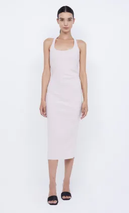 Bec & Bridge Cyndie Halter Midi Dress Vanilla Bean Size AU 8 for rent on The Volte - image 5