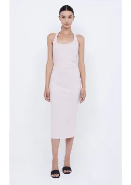 Bec & Bridge Cyndie Halter Midi Dress Vanilla Bean Size AU 8 for rent on The Volte - image 1