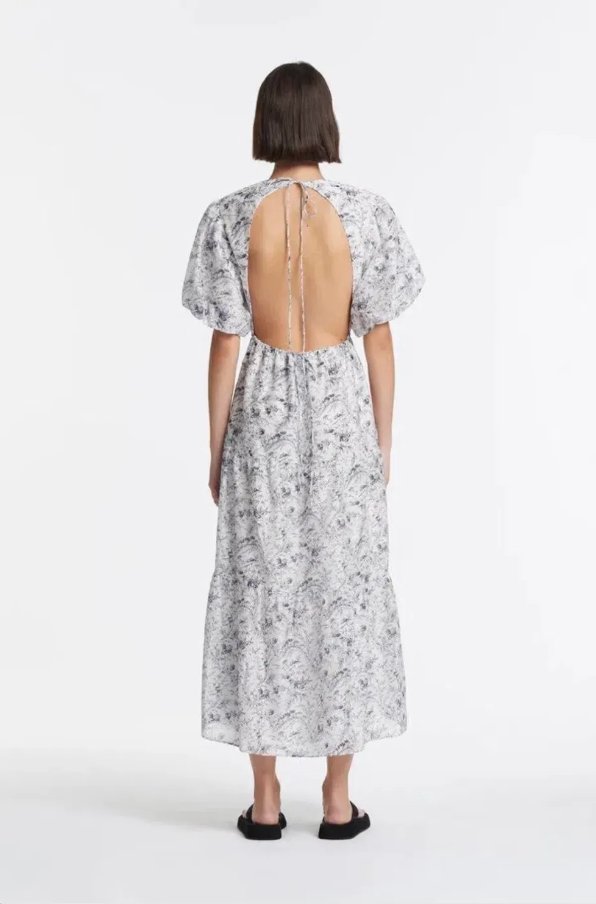 Sir The Label Caprice Open Back Dress Ivory Size 2/ AU 10 - Image 3