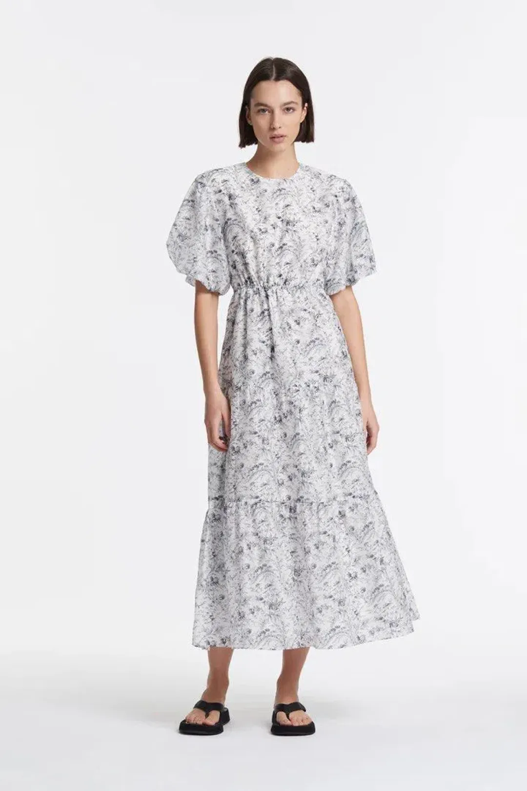 Sir The Label Caprice Open Back Dress Ivory Size 2/ AU 10 for rent on The Volte - main image