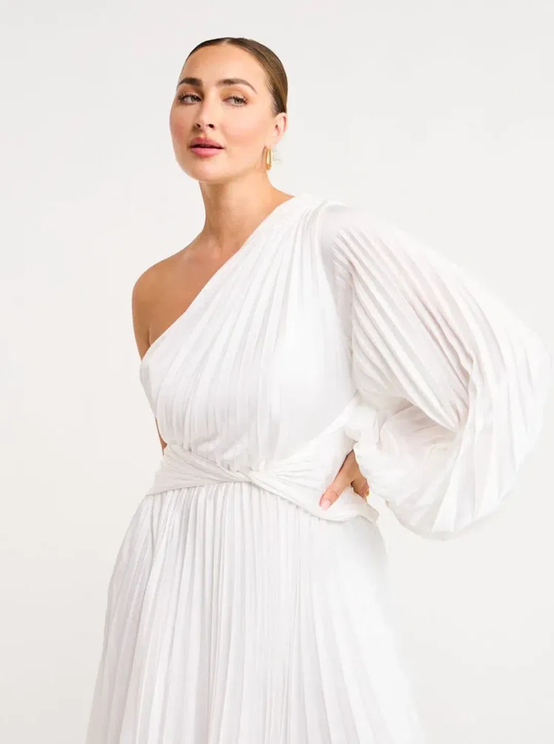 Acler Calais Dress Ivory Size 10 for rent on The Volte - main image