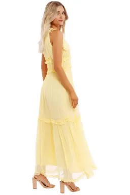 Ministry of Style Vintage Dreams Midi Dress in Butter Size 8 for rent on The Volte - image 5