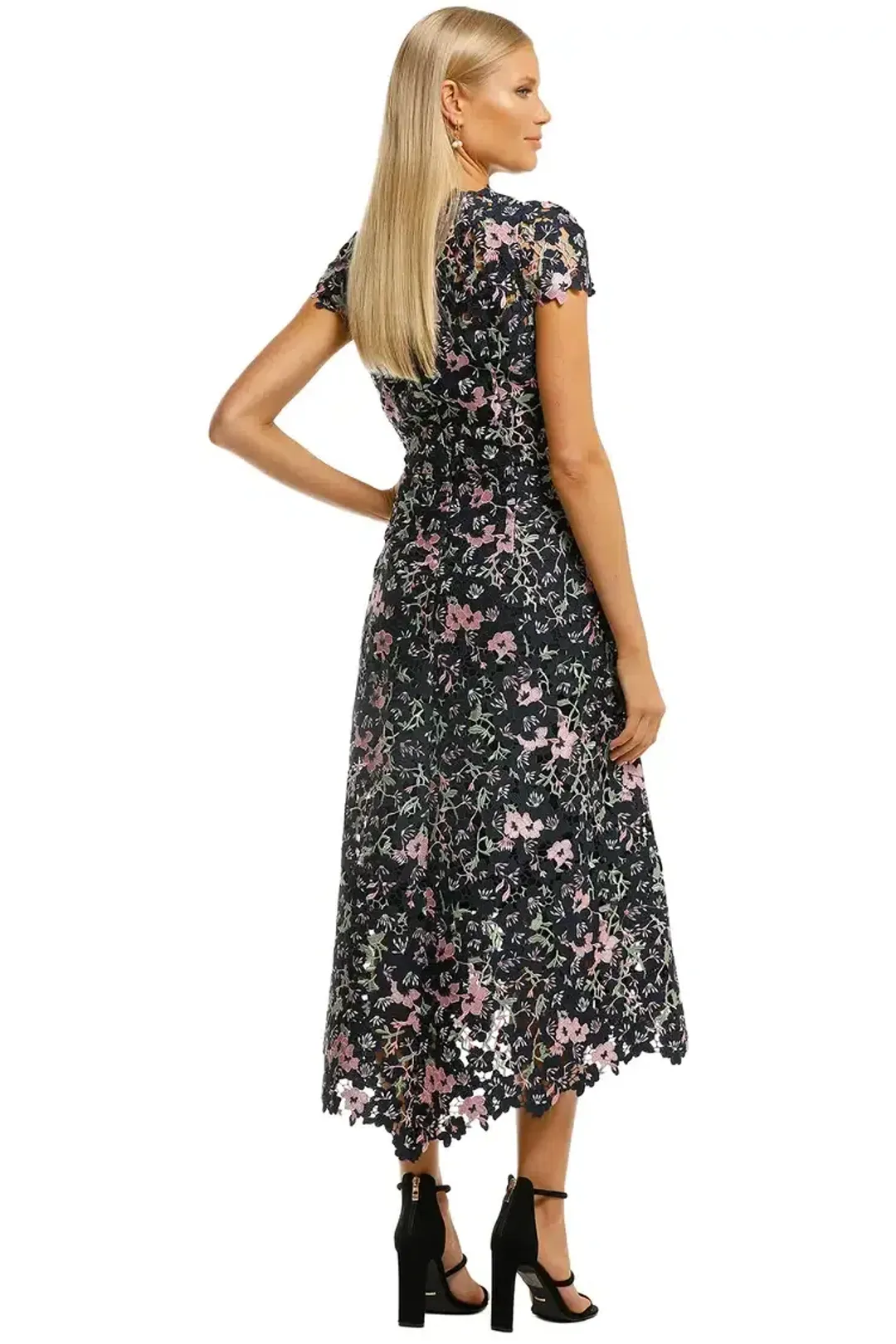 Moss and Spy Birdy Dress in Floral Size 8 for rent on The Volte - main image