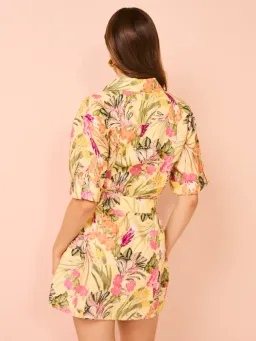 Significant Other Lark Mini Dress Honey Botanical Size AU 8 for rent on The Volte - image 2