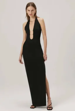 Misha Yesenia Gown Black Size 8 for rent on The Volte - image 1