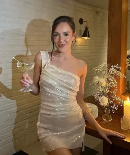 Cultnaked Moon Mini Dress Sand Size 8 for rent on The Volte - image 2