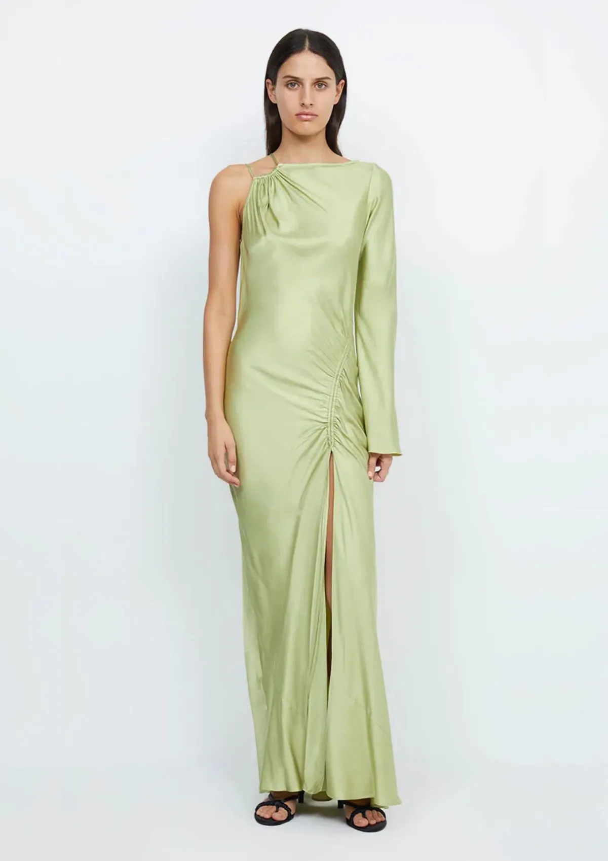 Bec & Bridge Kai Asym Maxi Dress Pear Size 10 - Image 1