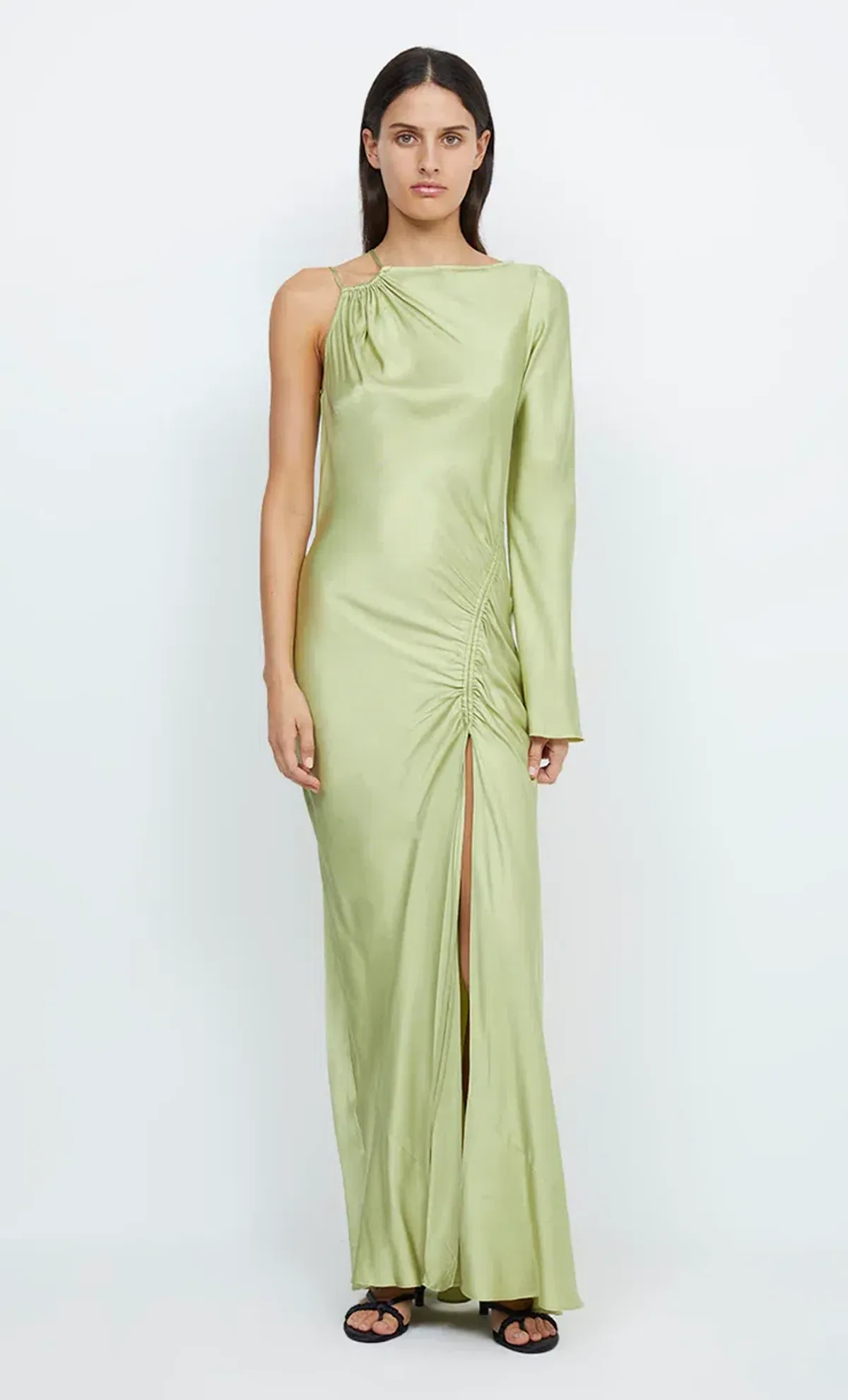 Bec & Bridge Kai Asym Maxi Dress Pear Size 10 - Image 6