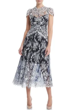Moss and Spy Natalie Dress in Midnight White Size 12 for rent on The Volte - image 7
