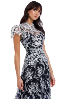 Moss and Spy Natalie Dress in Midnight White Size 12 for rent on The Volte - image 3