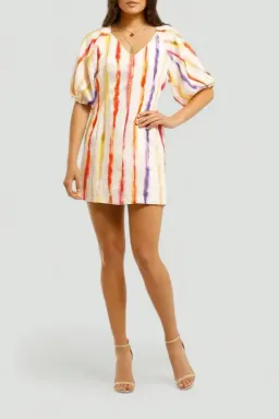 Nicholas Shaanti Dress in Brushed Rainbow Size 10 for rent on The Volte - image 1
