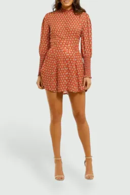 Nicholas Agadir Dress in Marrakech Medallion Saffron Size 8 for rent on The Volte - image 3