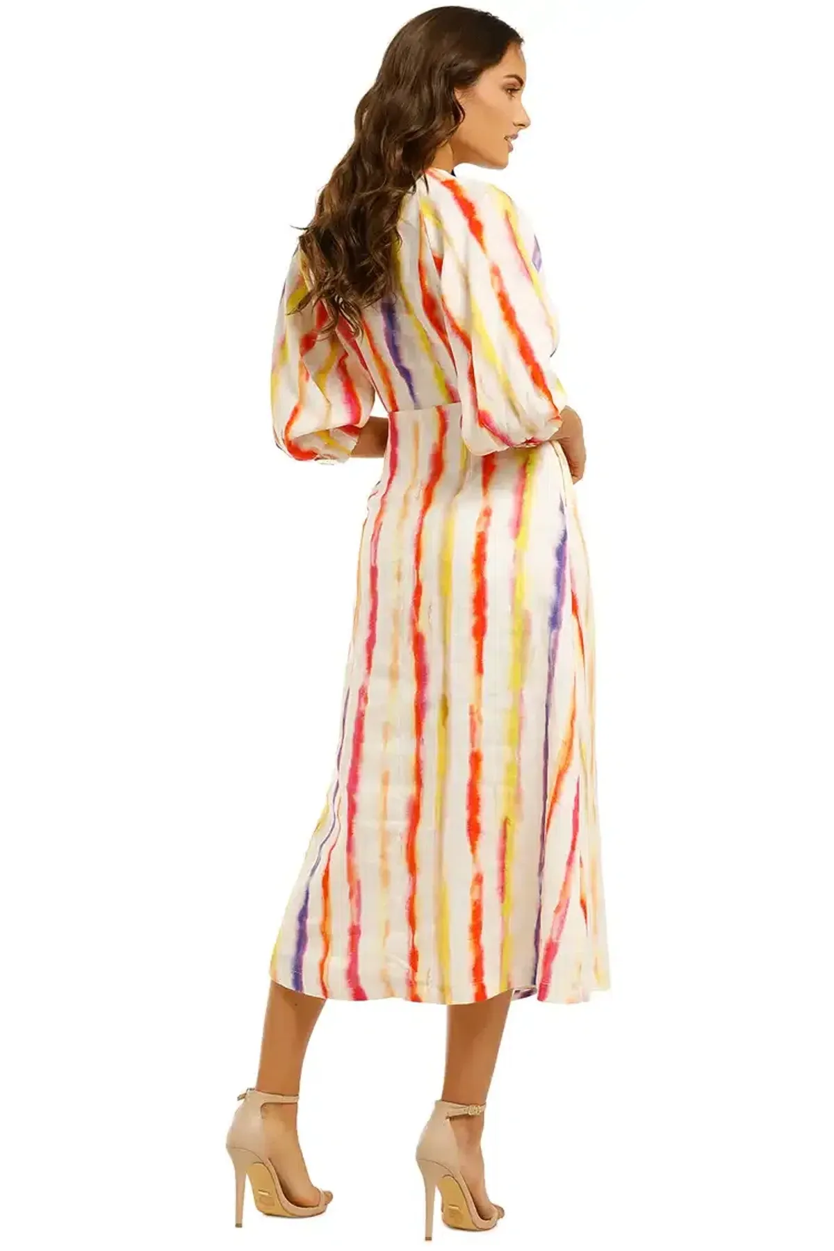 Nicholas Asilah Dress in Brushed Rainbow Size 10 - Image 3