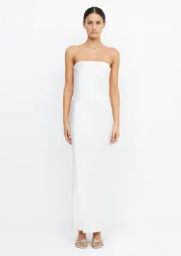 Bec & Bridge Moon Dance Strapless Maxi Dress in Ivory Size 8 for rent on The Volte - image 1