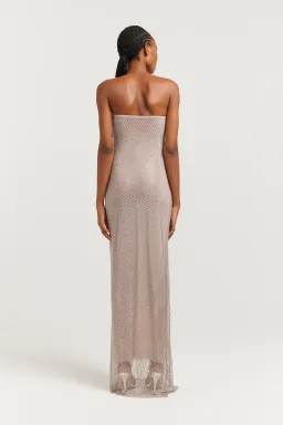 Henne Carmine Dress Nude Size XXS/XS / AU 6 for rent on The Volte - image 4