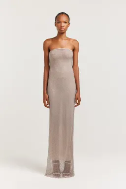 Henne Carmine Dress Nude Size XXS/XS / AU 6 for rent on The Volte - image 1