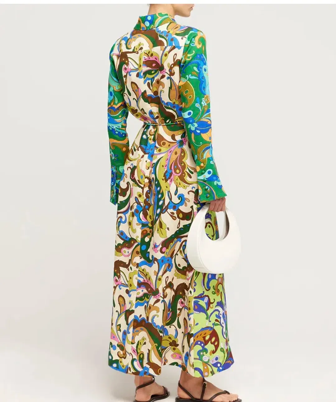 Alémais Yvette Shirtdress Multi Size 8 for rent on The Volte - main image