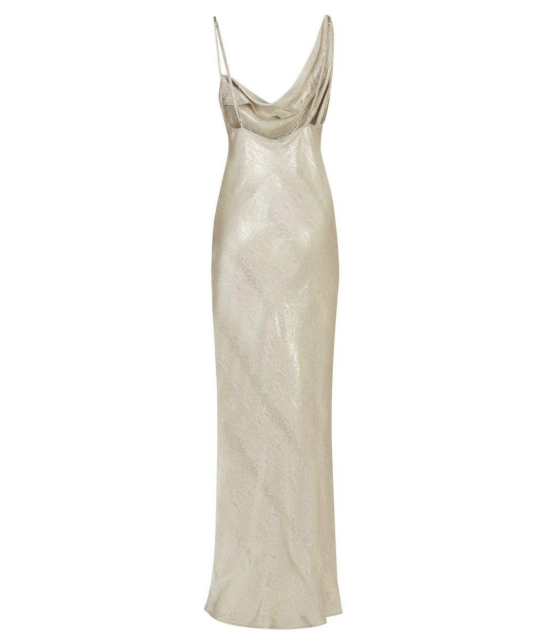 Rat & Boa Gaia Slip Dress Metallic Silver Size 8 for rent on The Volte - main image