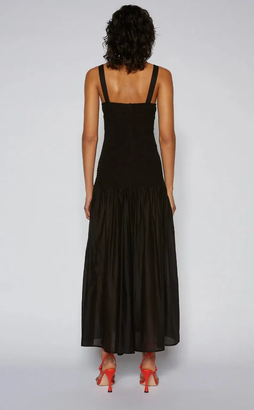 Scanlan Theodore Cotton Bralette Dress Black Size 0 / AU 6 for rent on The Volte - main image