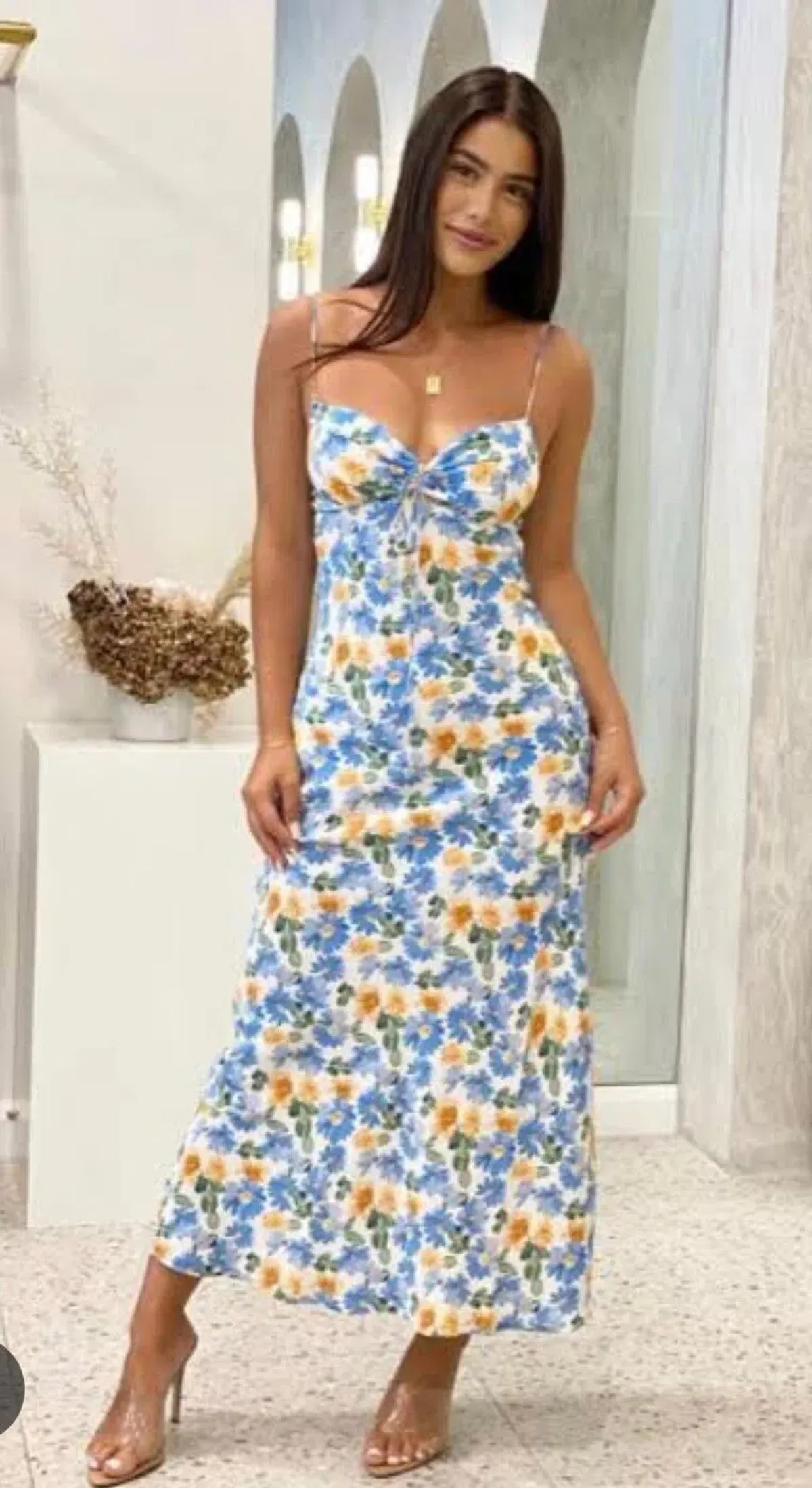 Bec & Bridge La Jolie Midi Dress Floral Size 12 - Image 4