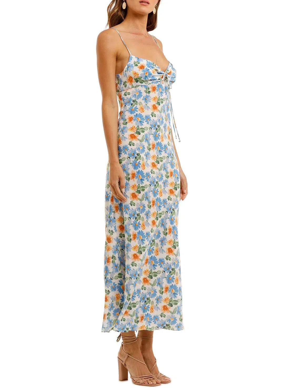 Bec & Bridge La Jolie Midi Dress Floral Size 12 for rent on The Volte - main image