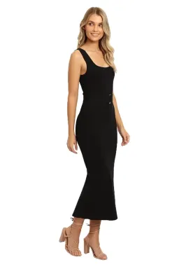 Nicholas Bodycon Midi Dress Black Size 12 for rent on The Volte - image 4