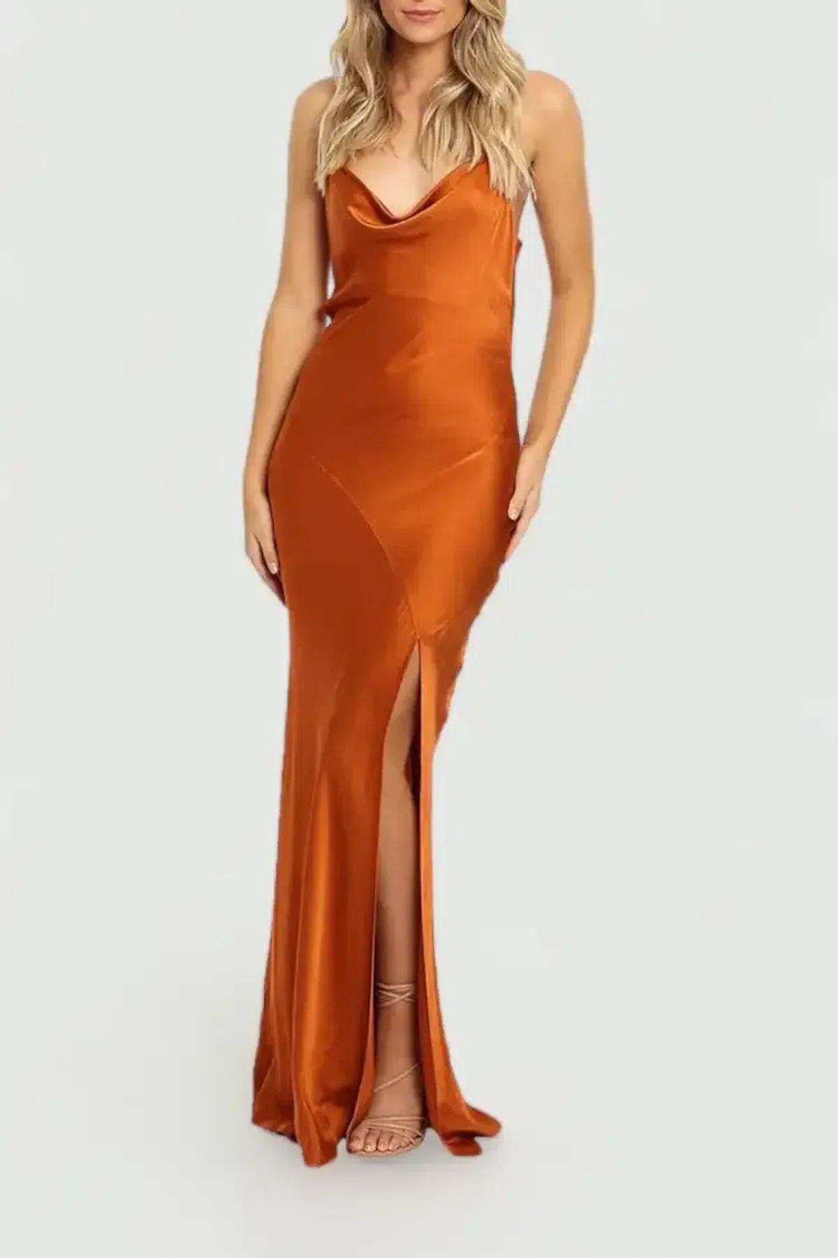 Nicholas Simone Dress in Copper Size 8 - Image 2