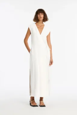 Sir The Label Ivory Clemence Wrap Dress Size 0/AU 6 for rent on The Volte - image 1