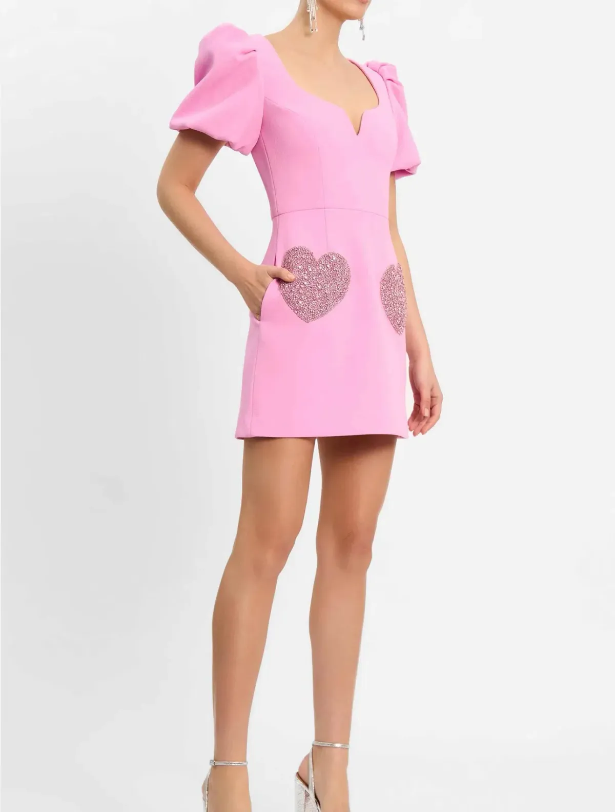 Rebecca Vallance ROCHELLE PUFF SLEEVE MINI DRESS - Image 2