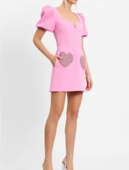 Rebecca Vallance ROCHELLE PUFF SLEEVE MINI DRESS for rent on The Volte - image 2