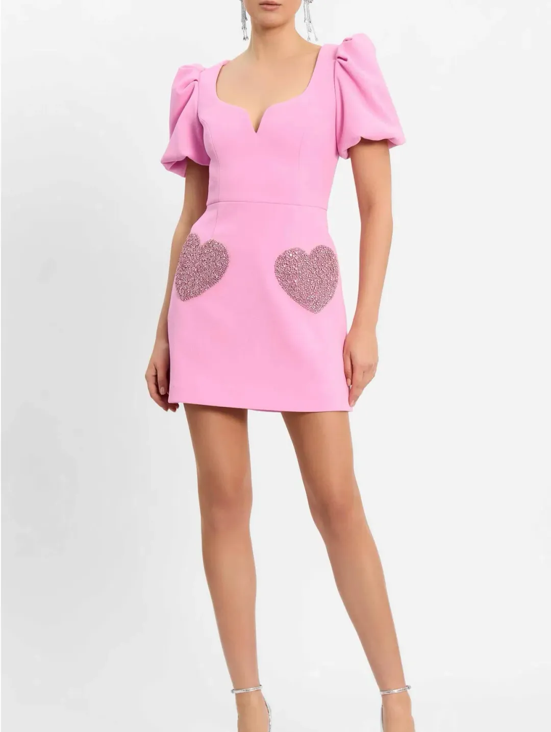 Rebecca Vallance ROCHELLE PUFF SLEEVE MINI DRESS for rent on The Volte - main image