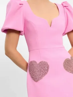 Rebecca Vallance ROCHELLE PUFF SLEEVE MINI DRESS for rent on The Volte - image 3