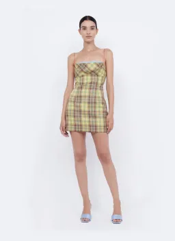 Bec & Bridge Farida Mini Dress Multi Print Size 8 for rent on The Volte - image 1