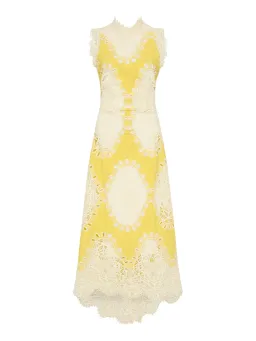 Moss and Spy Mimosa A Line Yellow/Ivory for rent on The Volte - image 4