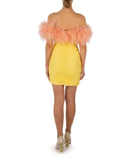 Rachel Gilbert Zion Mini Dress Lemon Size 1 / AU 8 for rent on The Volte - image 3