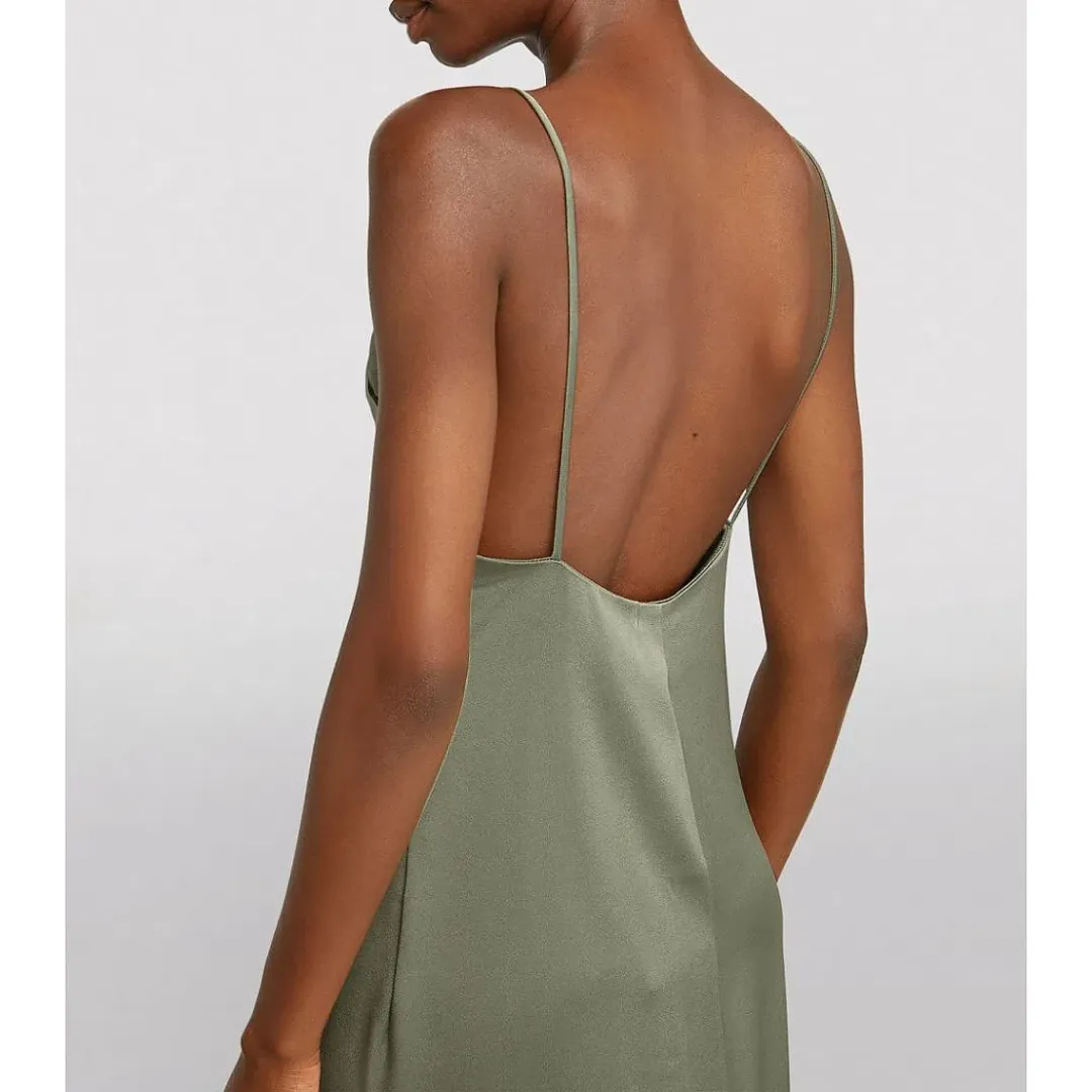 Paris Georgia Phoebe Slip Dress Green Size XS / AU 6 for rent on The Volte - main image