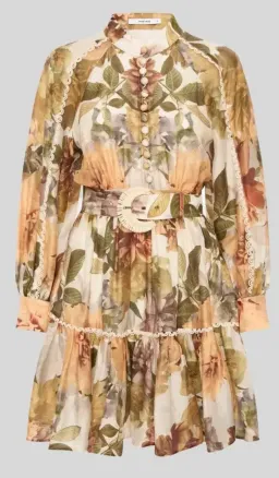 Sheike Sepia Floral Mini Dress Size 10 for rent on The Volte - image 2