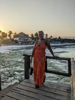 Rat & Boa Rio Maxi Dress Orange Size L / AU 12 for rent on The Volte - image 3