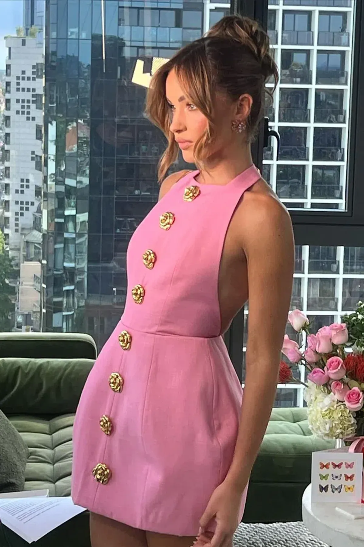 Atoir Tiffany Mini Dress in Pink Size S / AU 8 - Image 1