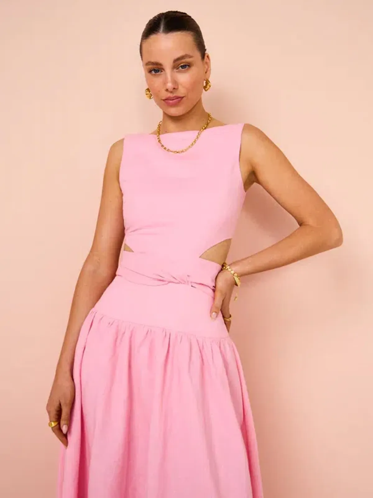 Tojha - Polly Dress In Blossom - Size 6 - Image 3