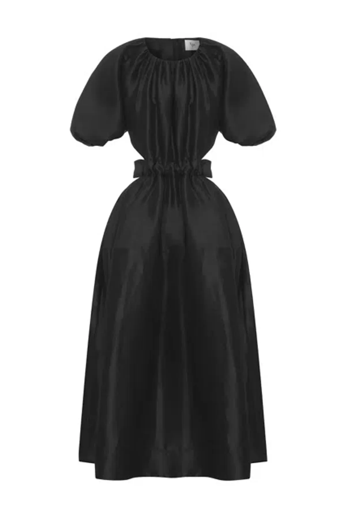 AJE - Mimosa Cut Out Midi Dress Black - Size 12 - Image 4