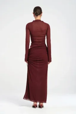 Benni - Mable Maxi Dress - Plum - Size 6 for rent on The Volte - image 3