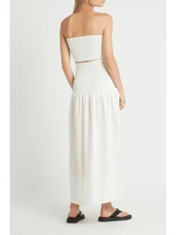 Sir The Label Madelyn Strapless Dress Ivory Size 3 / AU 12 for rent on The Volte - image 3