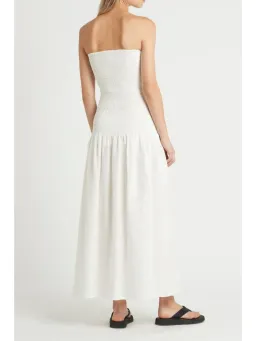 Sir The Label Madelyn Strapless Dress Ivory Size 3 / AU 12 for rent on The Volte - image 4
