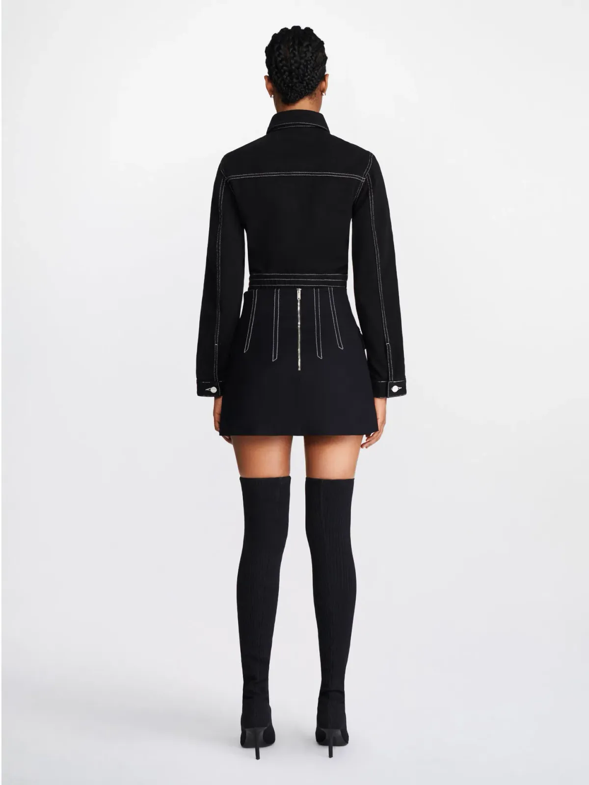 Dion Lee Frame Mini Skirt Black Size 6 - Image 2