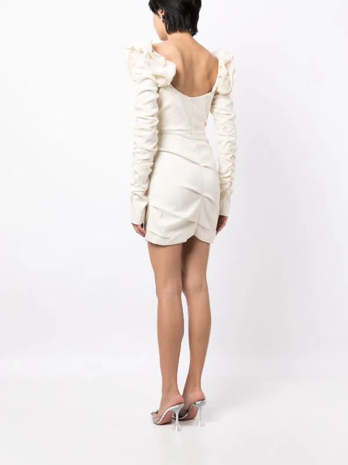 Rachel Gilbert Kalina Mini Dress in Coconut Size 16 - Image 3