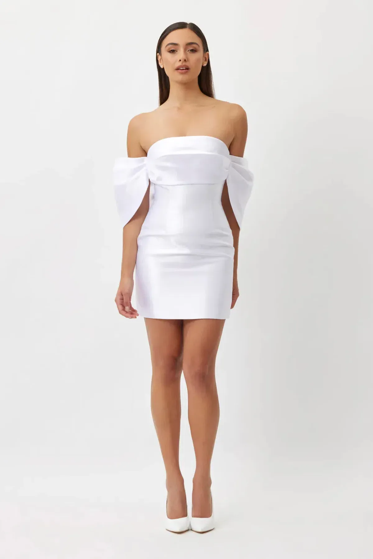Bianca & Bridgett Eden Mini Dress White Size 16 - Image 1