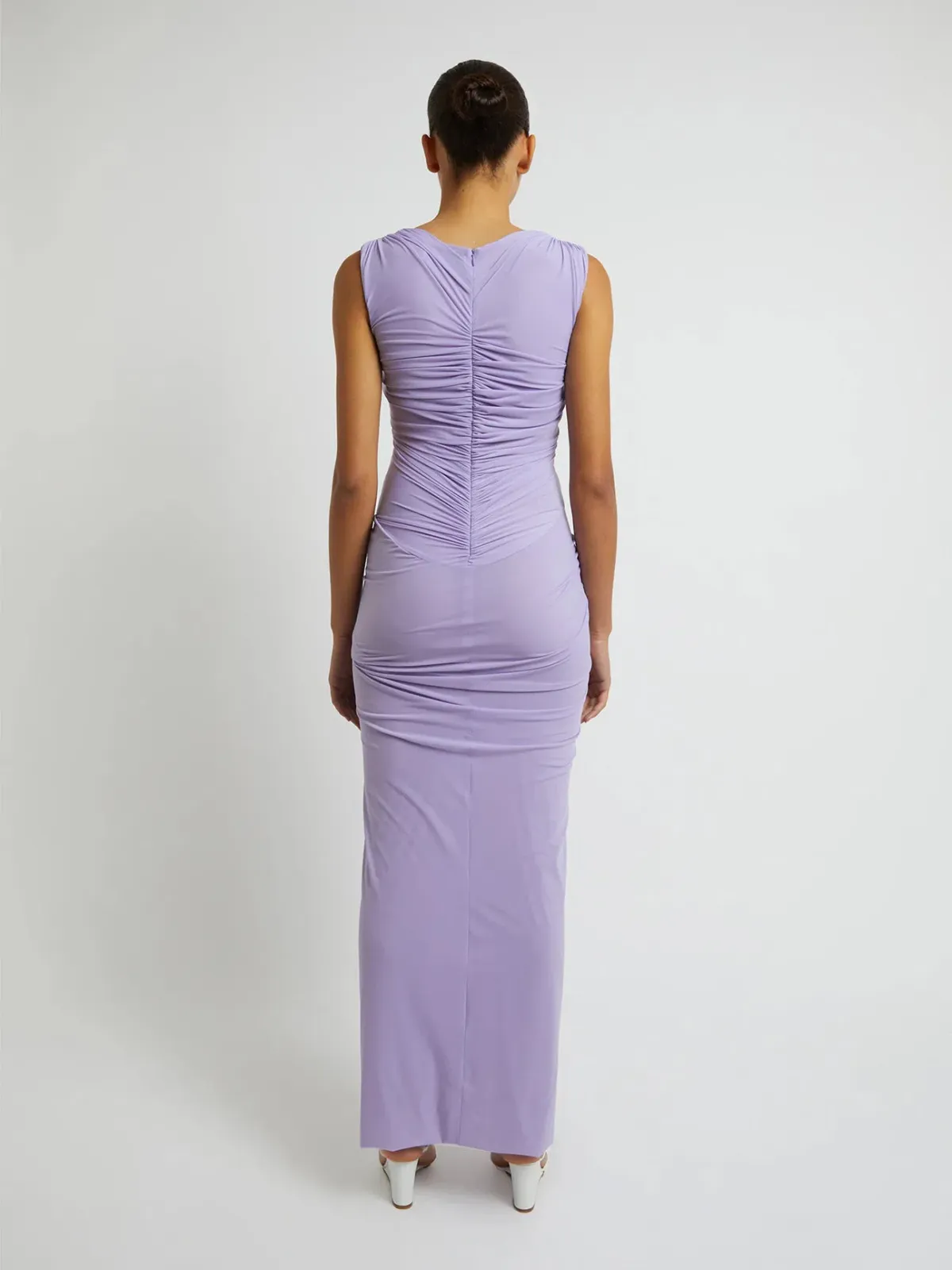 Christopher Esber Venus Tank Dress Lilac Size 10 - Image 3
