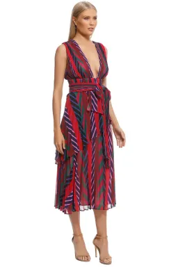 Talulah Sugar and Spice Midi Dress Multi Size 10 for rent on The Volte - image 2